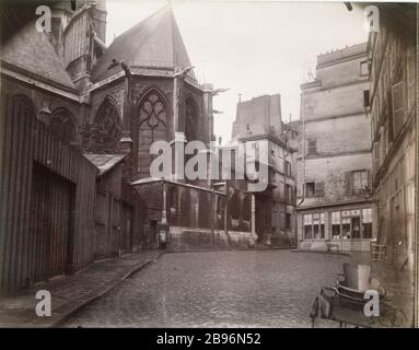 RUE BAR rue des Barres, Paris (IVème arr.). Photo d'Eugène Atget (1857-1927). Paris, musée Carnavalet. Banque D'Images