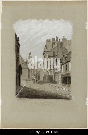 Rue des Friars blancs, 4ème arrondissement Banque D'Images