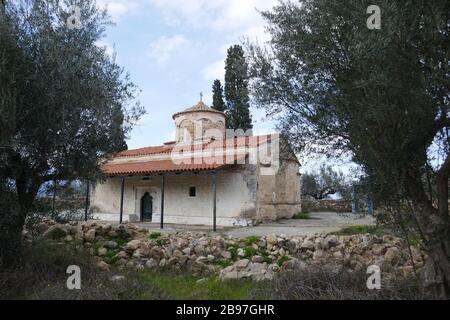 PALAIS MYCÉNÉEN D'AYIOS VASILEIOS À LACONIA Banque D'Images