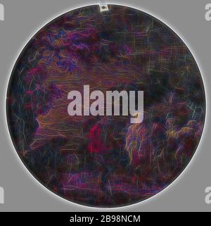 Bambocciata, huile sur toile, hauteur: 26.5 cm (10.4), largeur: 26.5 cm (10.4), repensé par Gibon, conception de chaleureux gai lumineux et rayonnant de lumière radiance. L'art classique réinventé avec une touche moderne. Photographie inspirée par le futurisme, embrassant l'énergie dynamique de la technologie moderne, le mouvement, la vitesse et révolutionnez la culture. Banque D'Images