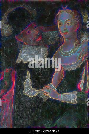 Ebba Brahe et le roi Gustav II Adolf, Genrescence appelé Gustav II Adolf, 1594-1632, Roi et Ebba Brahe, 1596-1674, peinture, portrait, Gustavus Adolphus de Suède, huile sur toile, hauteur, 83, cm (32.6 pouces), largeur, 60 cm (23.6 pouces), réimaginé par Gibon, design chaleureux et joyeux, lumineux et radiance des rayons lumineux. L'art classique réinventé avec une touche moderne. Photographie inspirée par le futurisme, embrassant l'énergie dynamique de la technologie moderne, le mouvement, la vitesse et révolutionnez la culture. Banque D'Images