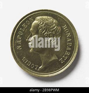 Banquet social-démocrate, 13 novembre 1848 (titre factice) Médaille du banquet de la presse démocratique sociale, 13 novembre 1848. Paris, musée Carnavalet. Banque D'Images