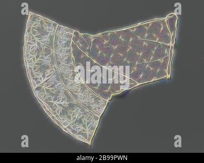 Le manchon inférieur de la Dentelle Broderie avec un brassard composé de deux types de la dentelle, le manchon inférieur de la dentelle - Broderie sur tulle - tulle machine de perçage et d'un brassard de deux bandes de la dentelle : Lille et Mechelen-dentelle. La bande latérale de Lille est cousue sur le manchon inférieur et le côté Malines située en bas de la bande du côté de Lille. Le modèle de la pagode. Un modèle d'épandage de berry branches est brodé sur la machine tulle. La répétition sur le côté de Lille se compose d'une branche horizontale d'une rosette fleur, trois baies et quelques feuilles en forme capricieuse. Le caractère répétitif et symétrique Banque D'Images