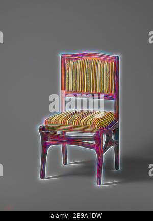 Président, président, Carel Adolph Lion Cachet, pays-Bas, c. 1915 - c. 1925, h 92 cm × l 48 cm × d 52 cm, repensé par Gibon, design de lumière chaleureuse et gaie, rayonnant de la luminosité et de rayons de lumière. L'art classique réinventé avec une touche moderne. Photographie inspirée par le futurisme, embrassant l'énergie dynamique de la technologie moderne, le mouvement, la vitesse et révolutionnez la culture. Banque D'Images