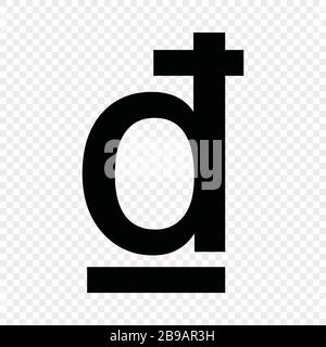 Panneau vietnamien dong . Symbole de devise Illustration de Vecteur
