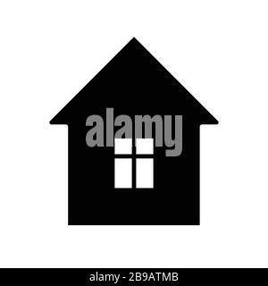 Icône vecteur de départ. Logo de la maison Illustration de Vecteur