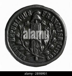 Jours 22, 23, 24 février 1848 (titre factice) Anonyme. Journées des 22, 23, 24 février 1848. Paris, musée Carnavalet. Banque D'Images