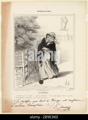 le gleaner Banque D'Images