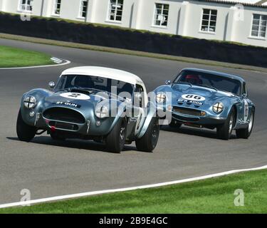 Christopher Wilson, Gregor Fisken, AC Cobra, Mike Jordan, Mike Whitaker, TVR Griffith 400, RAC TT Celebration, Closed cockpit GT cars, Goodwood Reviv Banque D'Images