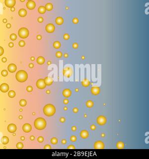 Résumé fond avec bulles Illustration de Vecteur