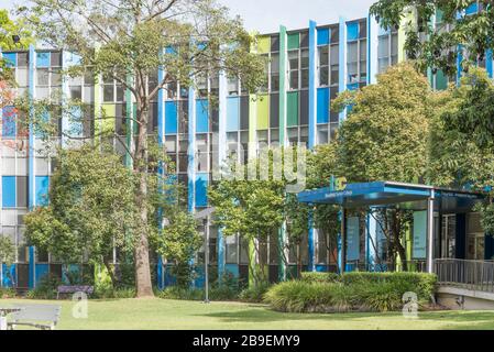 Bradfield Senior College sur le campus de St Leonards TAFE est une école secondaire supérieure pour les années 11 et 12 étudiants spécialisés dans les industries créatives. Banque D'Images