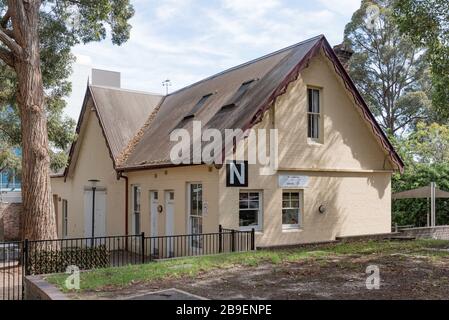 Le centre d'apprentissage précoce Gowrie pour les familles migrantes qui étudient l'anglais et peut-être une ancienne maison de William Gore au site de TAFE Gore Hill à Sydney Banque D'Images