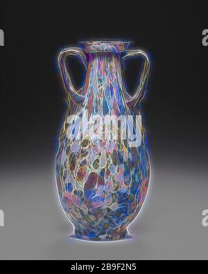 Amphora, Empire romain, premier siècle, verre, 12,7 cm (5 po Banque D'Images