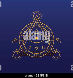 Logo Eyes et image vectorielle isolée Illustration de Vecteur