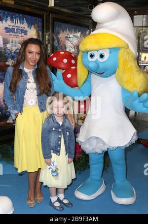 19 mars 2017 - Londres, Angleterre, Royaume-Uni - Schtroumpfs: The Lost Village - Gala Film screening photo Shows: Michelle Heaton Banque D'Images