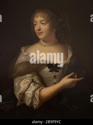 Marie de Rabutin-Chantal (1626-1696) Lefebvre, Claude (1632 - 1675-04-25), Marie de Rabutin-Chantal, marquise de Sévigné (1626-1696), 1665. Huile sur étoile. Musée Carnavalet, Histoire de Paris. Banque D'Images