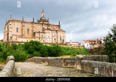 Cathédrale de Santa Maria de la Asuncion à Coria, Cáceres, Extremadura, Espagne Banque D'Images