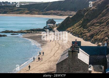 Ty Coch Inn près de Morfa Nefyn au Pays de Galles Banque D'Images