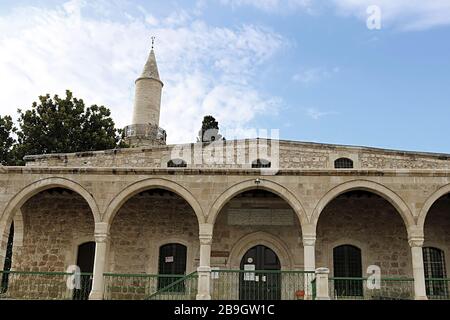 Les Grans Mosquée (Djami Kebir comme il est appelé) à Larnaca, Chypre Banque D'Images