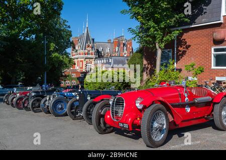 Ascension de la colline du Château Impney 2018 Banque D'Images