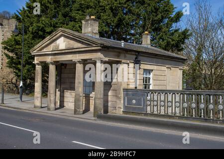 Cleveland Bridge Lodge, l'ancienne maison à péage, Bath Banque D'Images