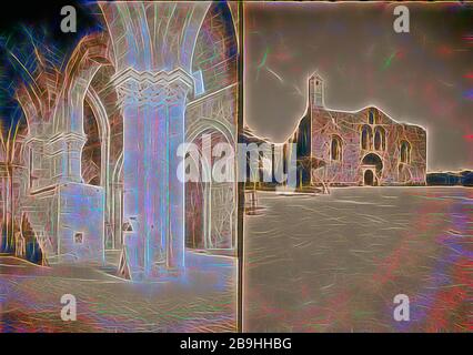 Tartous. La cathédrale des croisés. [Int érieur], à S.E. Poste ; [à savoir, l'extérieur]. 1936, la Syrie, l'Tartūs Banque D'Images