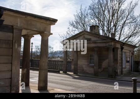 Cleveland Bridge Lodge, l'ancienne maison à péage, Bath Banque D'Images