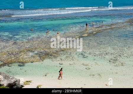 Lagon de Yanchep, Yanchep, Perth, Australie occidentale. Banque D'Images