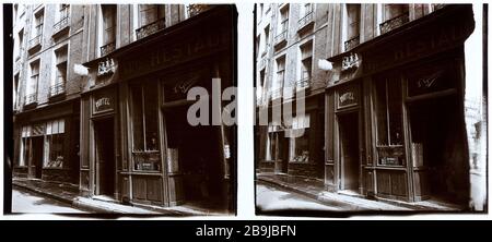 RUE GALANDE, 5ÈME ARRONDISSEMENT rue Galande, 5ème arrondissement. 1926-1936. Photographie anonyme. Paris, musée Carnavalet. Banque D'Images