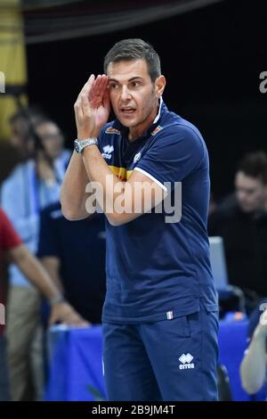 Gianlorenzo blengini pendant le Volleyball hommes Italie équipe saison 2019/20, équipe nationale italienne de Volleyball en italie, Italie, 01 Janvier 2020 Banque D'Images