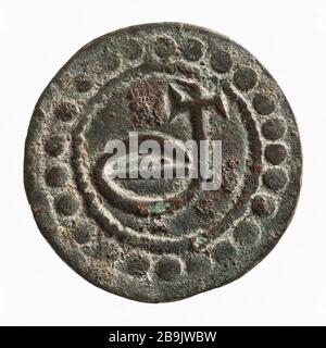 Compte de jetons Lombard, Anonyme du XIIIe-XVe siècle. 'Jeton de compte ...