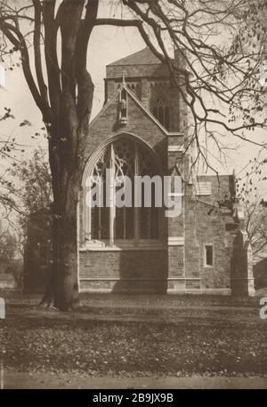 Église Saint-Michel, Litchfield, Connecticut. Rossiter & Muller, Architectes (1922) Banque D'Images