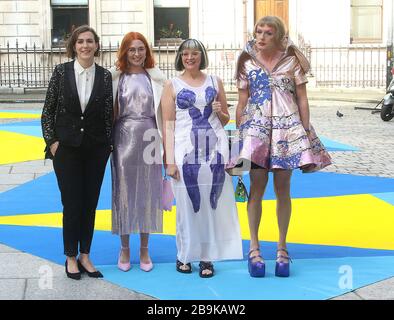 Juin 06, 2018 - Londres, Angleterre, Royaume-Uni - Royal Academy of Arts Party photo Shows: Florence Perry, Philippa Perry et Grayson Perry Banque D'Images