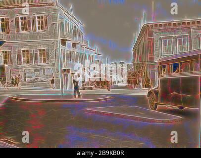 Jaffa Road, Jérusalem. Regardant vers le bas à partir de la General Post Office, 1937. 1937, Jérusalem, Israël Banque D'Images