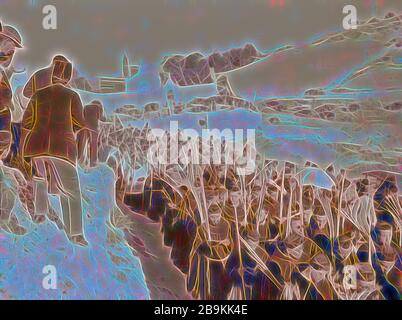 Procession des Rameaux à Bethphagé. 1934, Jérusalem, Israël Banque D'Images