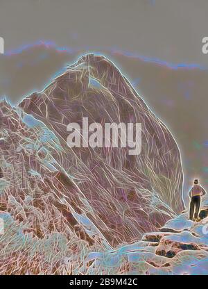 Sequoia National Park, septembre 1957 dôme de granit de Moro Rock. 1957, Californie, USA Banque D'Images