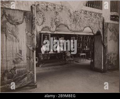 Exposition au luxe samaritain octobre 1927 exposition à la Samaritaine de luxe octobre 1927. Photographie anonyme, après 1927. Paris, musée Cognacq-Jay. Banque D'Images