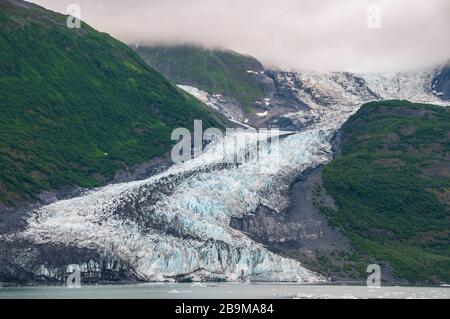 Smith Glacier, College Fjord, Prince William Sound, Alaska. Banque D'Images