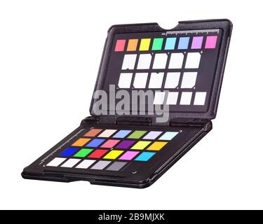 Palette de couleurs Rainbow ou passeport d'étalonnage colorchecker pour la post-production Banque D'Images