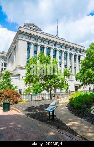 Bâtiment de la Cour suprême de Virginie-Richmond Virginia capitale du commonwealth de virginie Banque D'Images