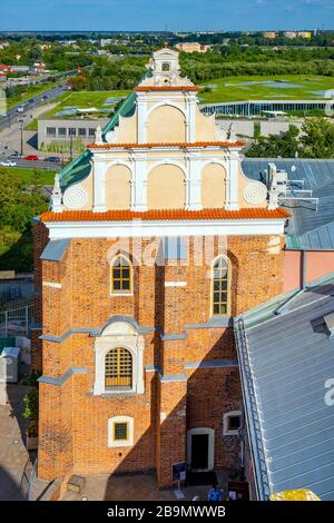 Lublin, Lubelskie / Pologne - 2019/08/18: Chapelle Sainte-Trinité dans la forteresse royale médiévale du château de Lublin dans le quartier historique Banque D'Images