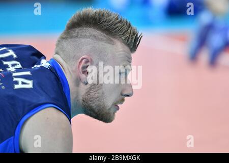 ivan zaytsev pendant le Volleyball hommes Italie équipe saison 2019/20, italie, Italie, 01 Jan 2020, Volleyball Italien Volleyball équipe nationale Banque D'Images