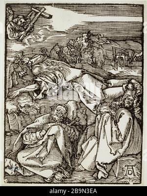 L'Agonie dans le jardin (Bartsch 54) Albrecht Dürer (1471-1528). L'Agonie au jardin des Oliviers (Bartsch 54). 1508-1509. Musée des Beaux-Arts de la Ville de Paris, petit Palais. Banque D'Images