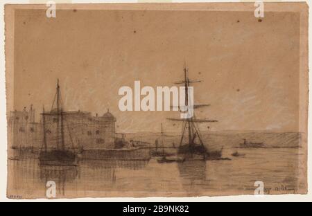 Port d’Alger Banque D'Images