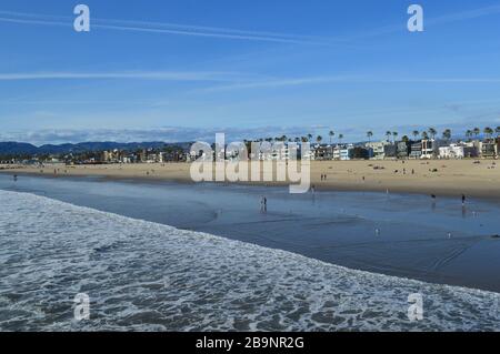 Connue pour son esprit bohème, Venise est une ville balnéaire animée avec des poches résidentielles haut de gamme. Los Angeles, Californie. Banque D'Images