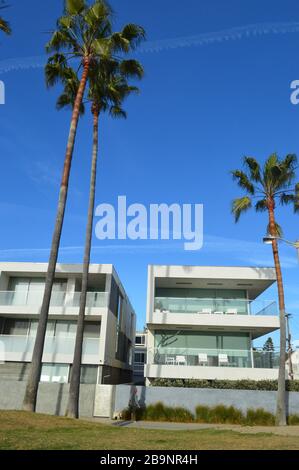 Connue pour son esprit bohème, Venise est une ville balnéaire animée avec des poches résidentielles haut de gamme. Los Angeles, Californie. Banque D'Images