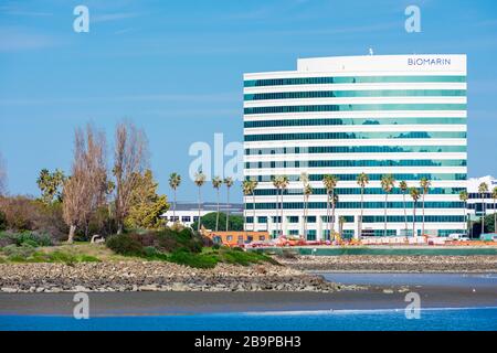 BioMarin Pharmaceutical Biobiology Company campus au bord de l'eau de la baie de San Francisco - South San Francisco, Californie, États-Unis - 2020 Banque D'Images