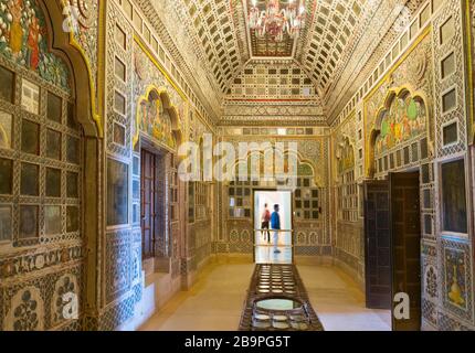 Sheesh Mahal Mehrangarh fort Jodhpur Rajasthan Inde Banque D'Images