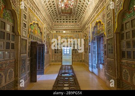 Sheesh Mahal Mehrangarh fort Jodhpur Rajasthan Inde Banque D'Images