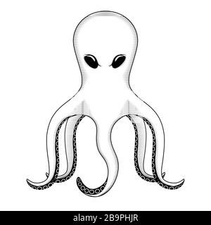 Vecteur de symbole Octopus Illustration de Vecteur